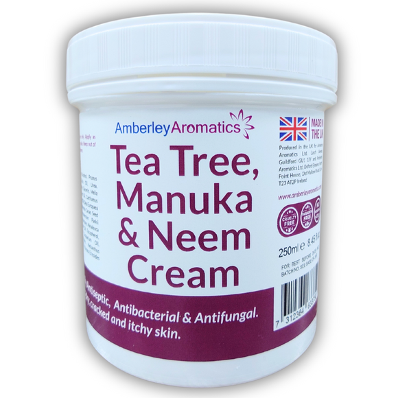 Tea Tree, Manuka & Neem Cream 250ml Jar