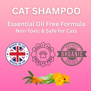 Cat Shampoo - Organic (SLS & Paraben Free) - 100ml