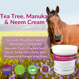Tea Tree, Manuka & Neem Cream 250g Jar