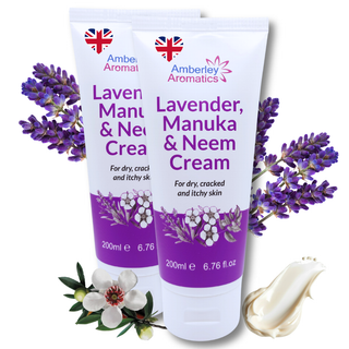 Lavender, Manuka & Neem Cream 2 Pack 200ml Tube Bundle