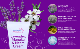 Tea Tree, Manuka & Neem Cream AND Lavender, Manuka & Neem Cream 200ml Bundle