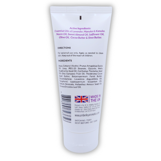 Lavender, Manuka & Neem Cream - Suitable for Sensitive Skin. Antibacterial, for Itchy, Sore & Dry  Cracked Skin