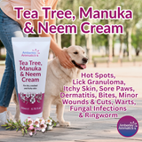 Tea Tree, Manuka & Neem Cream AND Lavender, Manuka & Neem Cream COMBO 1 x 200ml of each