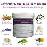 Lavender, Manuka & Neem Cream 250g Jar